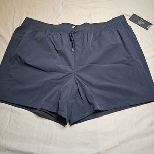 Navy  VRST‎ Woven Nylon 5" Shorts For Men Size XXL
